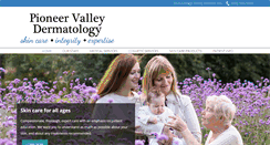 Desktop Screenshot of pioneervalleyderm.com